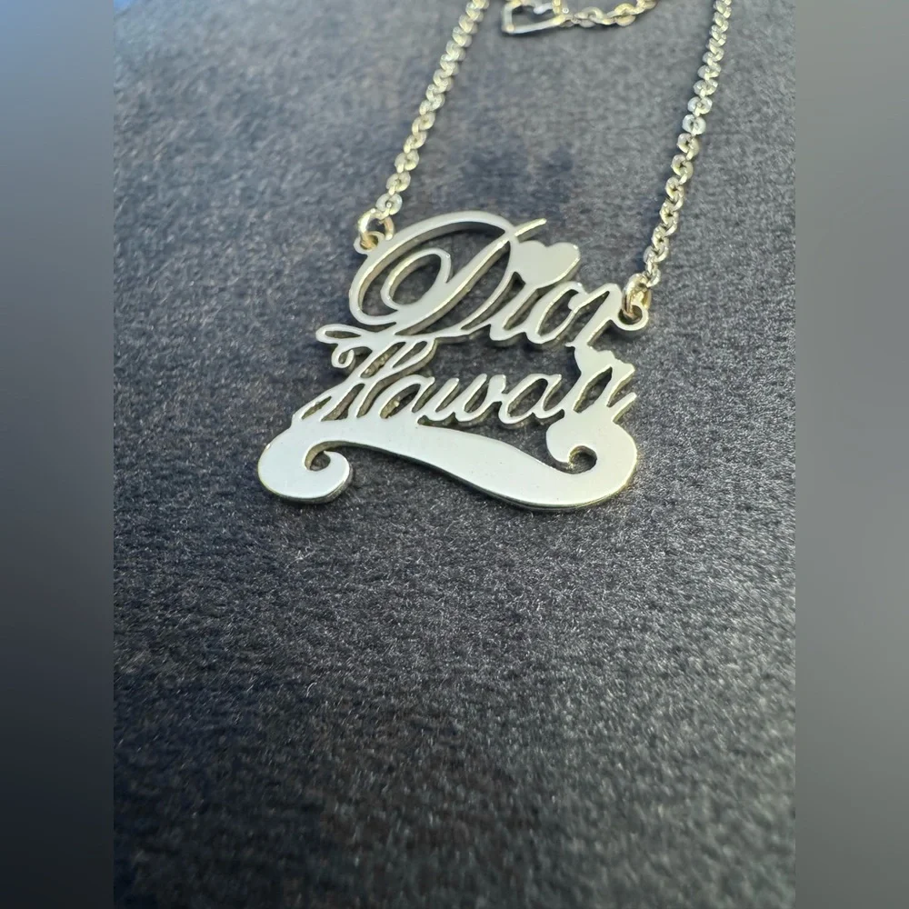EUC Vintage Dior Silver Toned Necklace